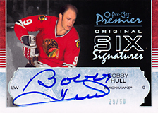 2007-2008 OPC Premier Original 6 Signatures O6-BH Bobby Hull