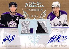 2007-2008 OPC Premier Pairings PC-CB Dustin Brown :: Mike Cammalleri