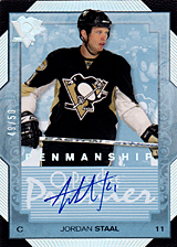 2007-2008 OPC Premier Penmanship PP-JS Jordan Staal