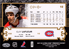 2007-2008 OPC Premier Regular Card 10 Guy Lafleur