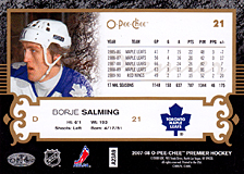 2007-2008 OPC Premier Regular Card 21 Borje Salming