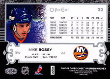 2007-2008 OPC Premier Regular Card 22 Mike Bossy