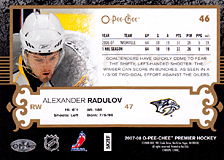 2007-2008 OPC Premier Regular Card 46 Alexander Radulov