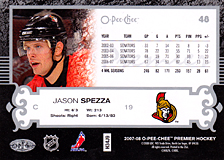 2007-2008 OPC Premier Regular Card 48 Jason Spezza