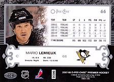 2007-2008 OPC Premier Regular Card 66 Mario Lemieux