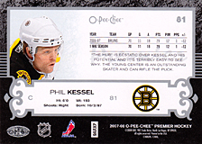 2007-2008 OPC Premier Regular Card 81 Phil Kessel