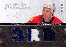 2007-2008 OPC Premier Remnants & Auto PR-JB Jay Bouwmeester