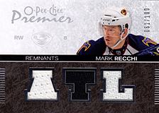 2007-2008 OPC Premier Remnants & Auto PR-MR Mark Recchi