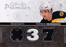 2007-2008 OPC Premier Remnants & Auto PR-PB Patrice Bergeron