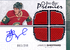 2007-2008 OPC Premier Rookies Card 119 James Sheppard