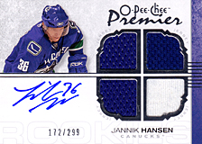 2007-2008 OPC Premier Rookies Card 120 Jannik Hansen