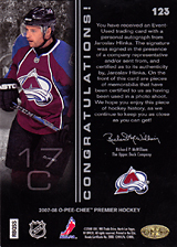 2007-2008 OPC Premier Rookies Card 123 Jaroslav Hlinka