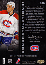 2007-2008 OPC Premier Rookies Card 130 Kyle Chipchura