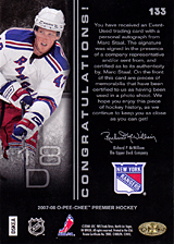 2007-2008 OPC Premier Rookies Card 133 Marc Staal