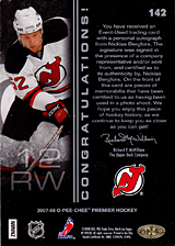 2007-2008 OPC Premier Rookies Card 142 Niclas Bergfors