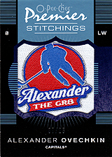 2007-2008 OPC Premier Stitchings PS-AO Alexander Ovechkin