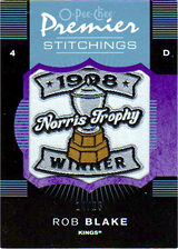 2007-2008 OPC Premier Stitchings PS-BL Rob Blake
