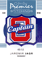 2007-2008 OPC Premier Stitchings PS-JJ Jaromir Jagr