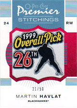 2007-2008 OPC Premier Stitchings PS-MH Martin Havlat