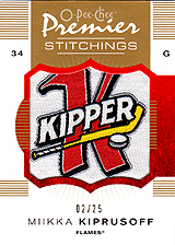 2007-2008 OPC Premier Stitchings PS-MK Miikka Kiprusoff
