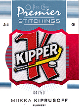 2007-2008 OPC Premier Stitchings PS-MK Miikka Kiprusoff