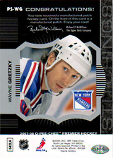 2007-2008 OPC Premier Stitchings PS-WG Wayne Gretzky