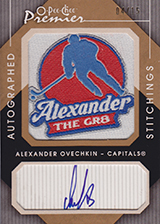 2007-2008 OPC Premier Stitchings Auto APS-AO Alexander Ovechkin