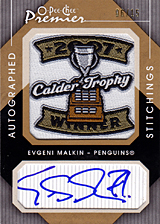 2007-2008 OPC Premier Stitchings Auto APS-EM Evgeni Malkin