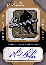 2007-2008 OPC Premier Stitchings Auto APS-ML Mario Lemieux