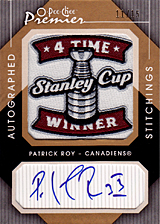 2007-2008 OPC Premier Stitchings Auto APS-PR Patrick Roy