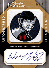 2007-2008 OPC Premier Stitchings Auto APS-WG Wayne Gretzky