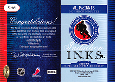 2008-2009 OPC Premier Induction I.N.K.S. PI-AM Al MacInnis