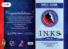 2008-2009 OPC Premier Induction I.N.K.S. PI-MD Marcel Dionne