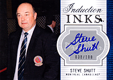2008-2009 OPC Premier Induction I.N.K.S. PI-SS Steve Shutt