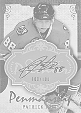 2008-2009 OPC Premier Penmanship PP-PK Patrick Kane