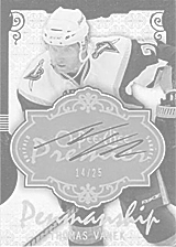 2008-2009 OPC Premier Penmanship PP-TV Thomas Vanek