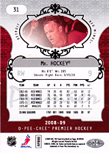 2008-2009 OPC Premier Regular Card 31 