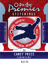 2008-2009 OPC Premier Stitchings PS-CP Carey Price