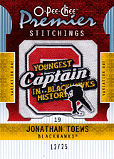 2008-2009 OPC Premier Stitchings PS-TO Jonathan Toews