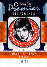 2008-2009 OPC Premier Stitchings PS-WG Wayne Gretzky