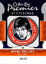 2008-2009 OPC Premier Stitchings PS-WG Wayne Gretzky