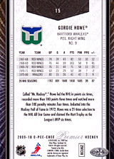 2008-2009 OPC Premier Regular Cards 15 Gordie Howe