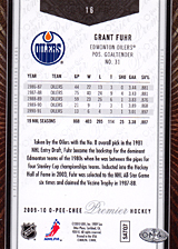 2008-2009 OPC Premier Regular Cards 16 Grant Fuhr