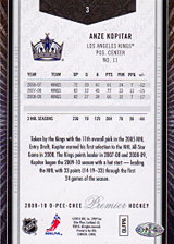 2008-2009 OPC Premier Regular Cards 3 Anze Kopitar