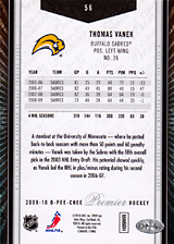 2008-2009 OPC Premier Regular Cards 56 Thomas Vanek