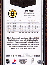 2008-2009 OPC Premier Regular Cards 7 Cam Neely