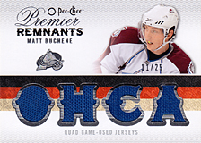 2008-2009 OPC Premier Remnants Quadruple PRQ-MD Matt Duchene