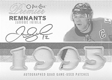 2008-2009 OPC Premier Remnants Quads Auto AR4-JI Jarome Iginla