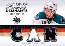 2008-2009 OPC Premier Remnants Triple PRT-DH Dany Heatley