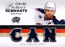 2008-2009 OPC Premier Remnants Triple PRT-RN Rick Nash